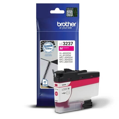 Cartuccia Brother magenta LC3237M